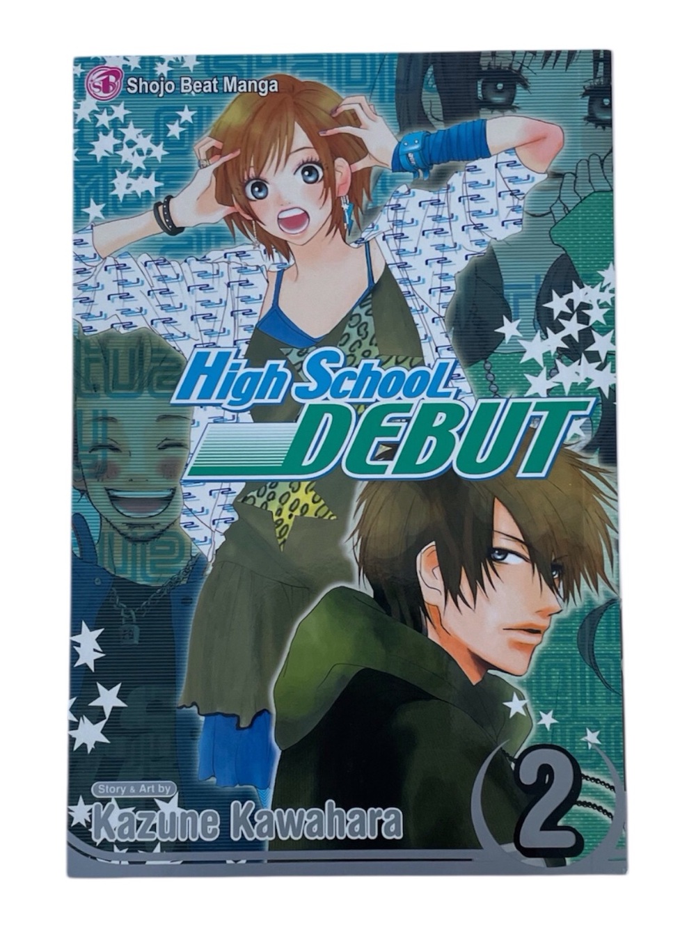 High School Debut Volume 2 Manga - Green Cover by Kazune Kawahara.